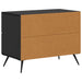 Dulap de noapte Negru 62 x 34,5 x 47,5 cm Lemn prelucrat - WALTI WALTI