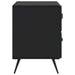 Dulap de noapte Negru 62 x 34,5 x 47,5 cm Lemn prelucrat - WALTI WALTI