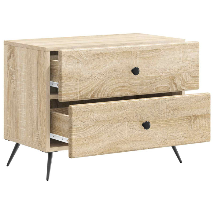 Dulap de noapte cu sertar Stejar Sonoma 62 x 34,5 x 47,5 cm - WALTI WALTI