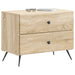 Dulap de noapte cu sertar Stejar Sonoma 62 x 34,5 x 47,5 cm - WALTI WALTI
