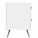 Dulap de noapte cu sertar Alb foarte lucios 62 x 34,5 x 47,5 cm - WALTI WALTI