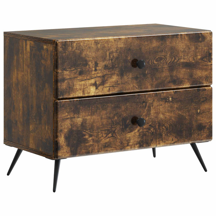 Dulap de noapte cu sertar Stejar fumuriu 62 x 34,5 x 47,5 cm - WALTI WALTI