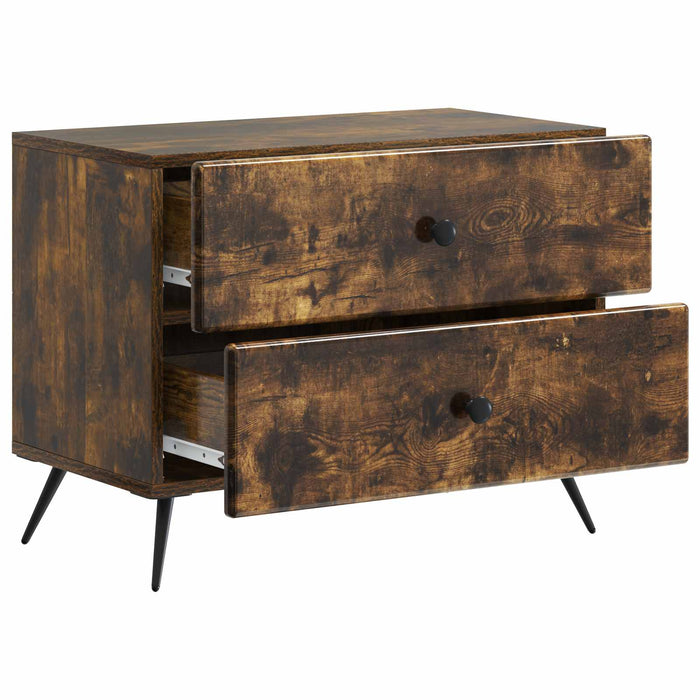 Dulap de noapte cu sertar Stejar fumuriu 62 x 34,5 x 47,5 cm - WALTI WALTI