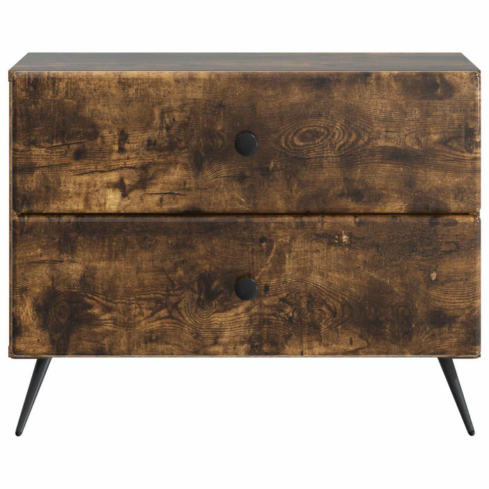 Dulap de noapte cu sertar Stejar fumuriu 62 x 34,5 x 47,5 cm - WALTI WALTI
