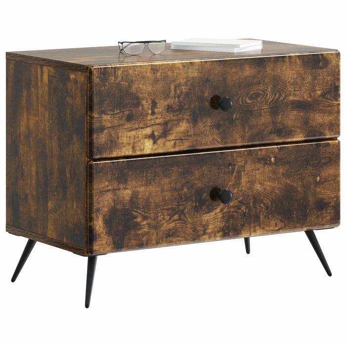 Dulap de noapte cu sertar Stejar fumuriu 62 x 34,5 x 47,5 cm - WALTI WALTI