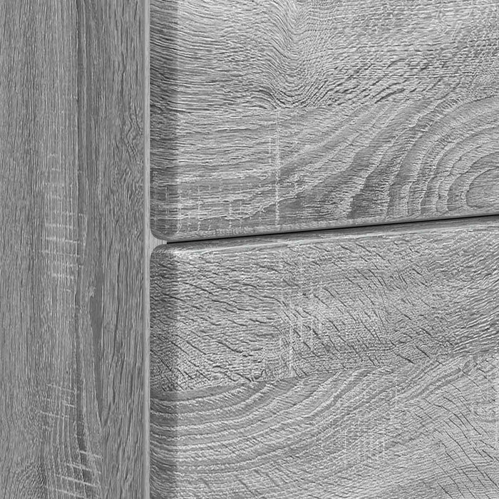 Dulap de noapte Sonoma gri 62 x 34,5 x 47,5 cm Lemn prelucrat - WALTI WALTI