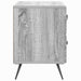 Dulap de noapte Sonoma gri 62 x 34,5 x 47,5 cm Lemn prelucrat - WALTI WALTI