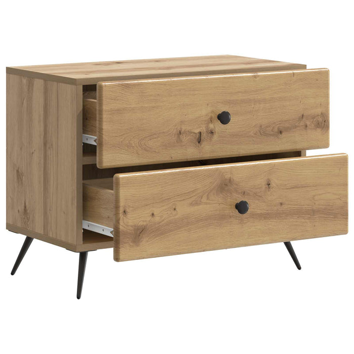 Dulap de noapte cu sertar Stejar Artizanal 62 x 34,5 x 47,5 cm - WALTI WALTI