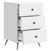 Dulap de noapte cu sertar Alb 43 x 41 x 66,5 cm Lemn prelucrat - WALTI WALTI
