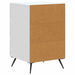 Dulap de noapte cu sertar Alb 43 x 41 x 66,5 cm Lemn prelucrat - WALTI WALTI