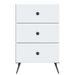 Dulap de noapte cu sertar Alb 43 x 41 x 66,5 cm Lemn prelucrat - WALTI WALTI