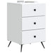Dulap de noapte cu sertar Alb 43 x 41 x 66,5 cm Lemn prelucrat - WALTI WALTI