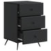 Dulap de noapte Negru 43 x 41 x 66,5 cm Lemn prelucrat - WALTI WALTI