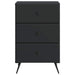 Dulap de noapte Negru 43 x 41 x 66,5 cm Lemn prelucrat - WALTI WALTI