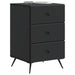 Dulap de noapte Negru 43 x 41 x 66,5 cm Lemn prelucrat - WALTI WALTI