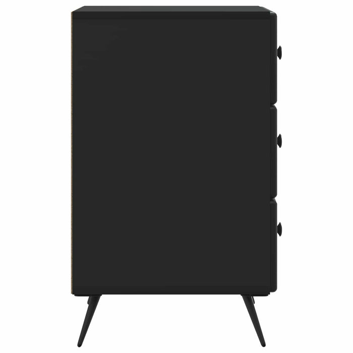 Dulap de noapte Negru 43 x 41 x 66,5 cm Lemn prelucrat - WALTI WALTI
