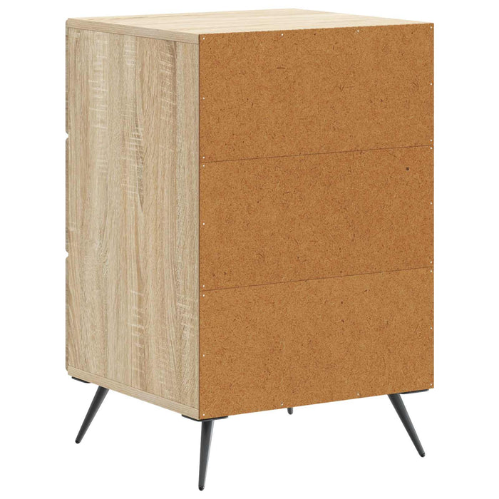 Dulap de noapte Stejar Sonoma 43 x 41 x 66,5 cm Lemn prelucrat - WALTI WALTI