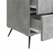 Dulap de noapte Gri Beton 43 x 41 x 66,5 cm Lemn prelucrat - WALTI WALTI