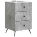 Dulap de noapte Gri Beton 43 x 41 x 66,5 cm Lemn prelucrat - WALTI WALTI