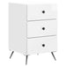 Dulap de noapte cu sertar Alb foarte lucios 43 x 41 x 66,5 cm - WALTI WALTI