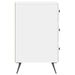 Dulap de noapte cu sertar Alb foarte lucios 43 x 41 x 66,5 cm - WALTI WALTI