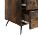 Dulap de noapte Stejar fumuriu 43 x 41 x 66,5 cm Lemn prelucrat - WALTI WALTI