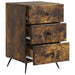 Dulap de noapte Stejar fumuriu 43 x 41 x 66,5 cm Lemn prelucrat - WALTI WALTI