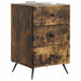Dulap de noapte Stejar fumuriu 43 x 41 x 66,5 cm Lemn prelucrat - WALTI WALTI