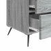 Dulap de noapte Sonoma gri 43 x 41 x 66,5 cm Lemn prelucrat - WALTI WALTI