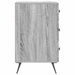 Dulap de noapte Sonoma gri 43 x 41 x 66,5 cm Lemn prelucrat - WALTI WALTI