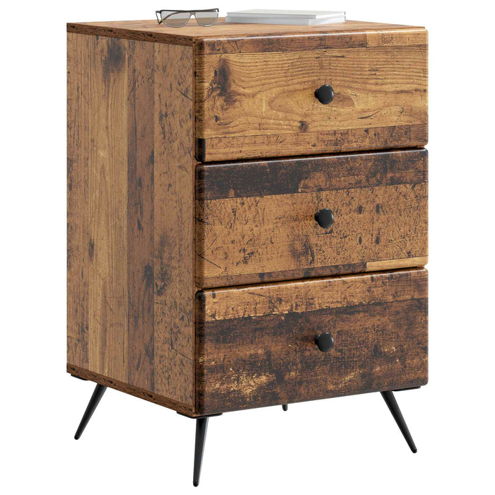 Dulap de noapte Lemn vechi 43 x 41 x 66,5 cm Lemn prelucrat - WALTI WALTI