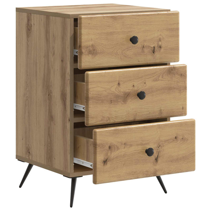 Dulap de noapte cu sertar Stejar Artizanal 43 x 41 x 66,5 cm - WALTI WALTI