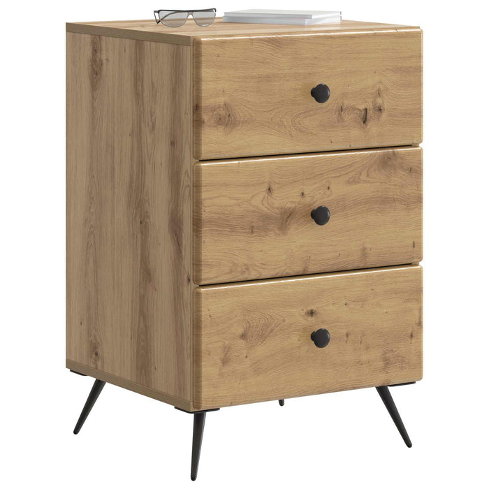 Dulap de noapte cu sertar Stejar Artizanal 43 x 41 x 66,5 cm - WALTI WALTI