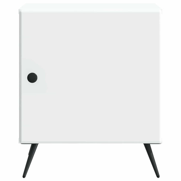 Dulap de noapte Alb 43 x 34,5 x 50 cm Lemn prelucrat - WALTI WALTI