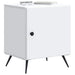 Dulap de noapte Alb 43 x 34,5 x 50 cm Lemn prelucrat - WALTI WALTI