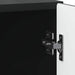 Dulap de noapte Negru 43 x 34,5 x 50 cm Lemn prelucrat - WALTI WALTI