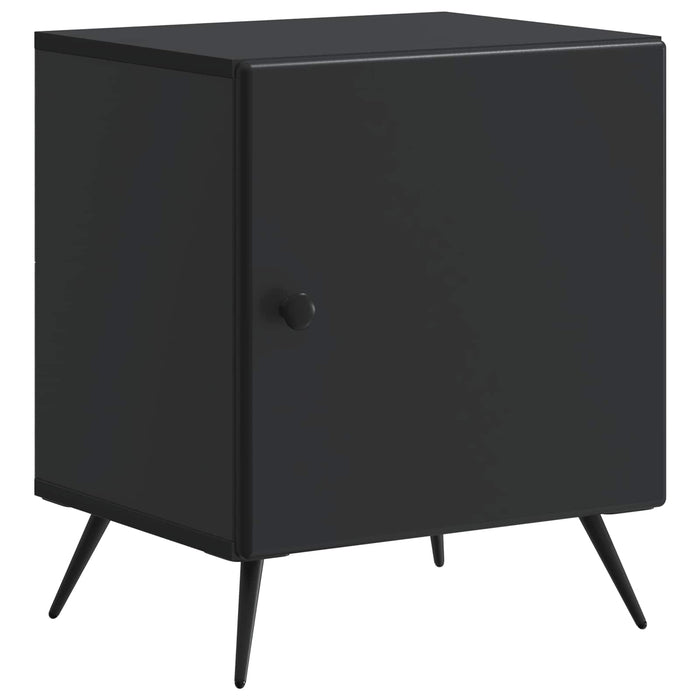Dulap de noapte Negru 43 x 34,5 x 50 cm Lemn prelucrat - WALTI WALTI