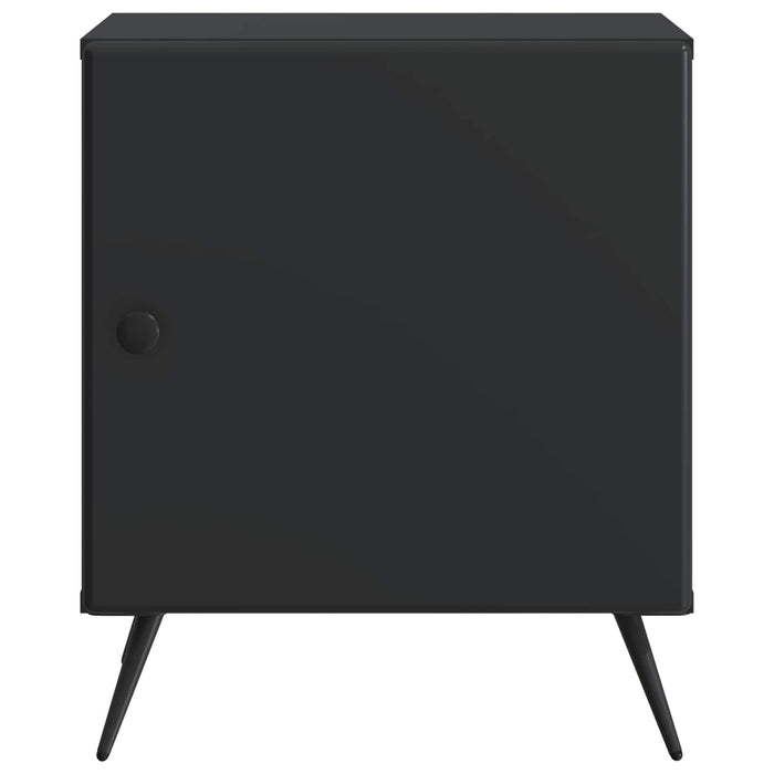 Dulap de noapte Negru 43 x 34,5 x 50 cm Lemn prelucrat - WALTI WALTI
