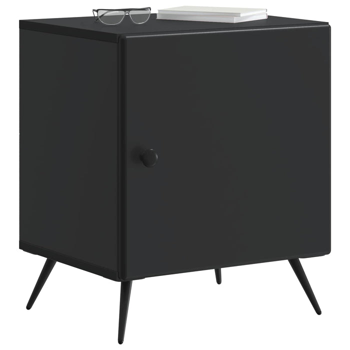 Dulap de noapte Negru 43 x 34,5 x 50 cm Lemn prelucrat - WALTI WALTI