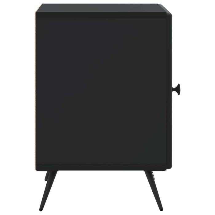 Dulap de noapte Negru 43 x 34,5 x 50 cm Lemn prelucrat - WALTI WALTI