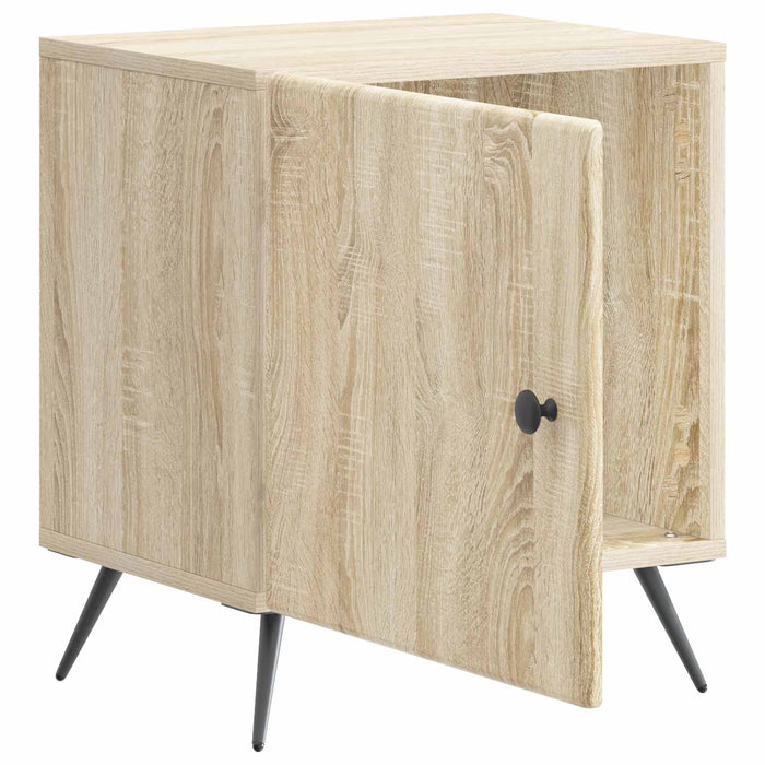 Dulap de noapte Stejar Sonoma 43 x 34,5 x 50 cm Lemn prelucrat - WALTI WALTI