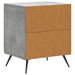 Dulap de noapte Gri Beton 43 x 34,5 x 50 cm Lemn prelucrat - WALTI WALTI