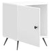 Dulap de noapte 2 pcs Alb foarte lucios 43 x 34,5 x 50 cm - WALTI WALTI