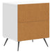 Dulap de noapte 2 pcs Alb foarte lucios 43 x 34,5 x 50 cm - WALTI WALTI