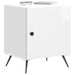 Dulap de noapte 2 pcs Alb foarte lucios 43 x 34,5 x 50 cm - WALTI WALTI