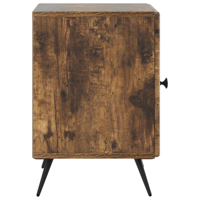 Dulap de noapte Stejar fumuriu 43 x 34,5 x 50 cm Lemn prelucrat - WALTI WALTI