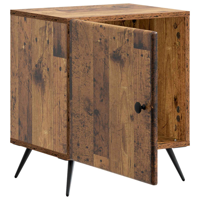 Dulap de noapte 2 pcs Lemn vechi 43 x 34,5 x 50 cm - WALTI WALTI