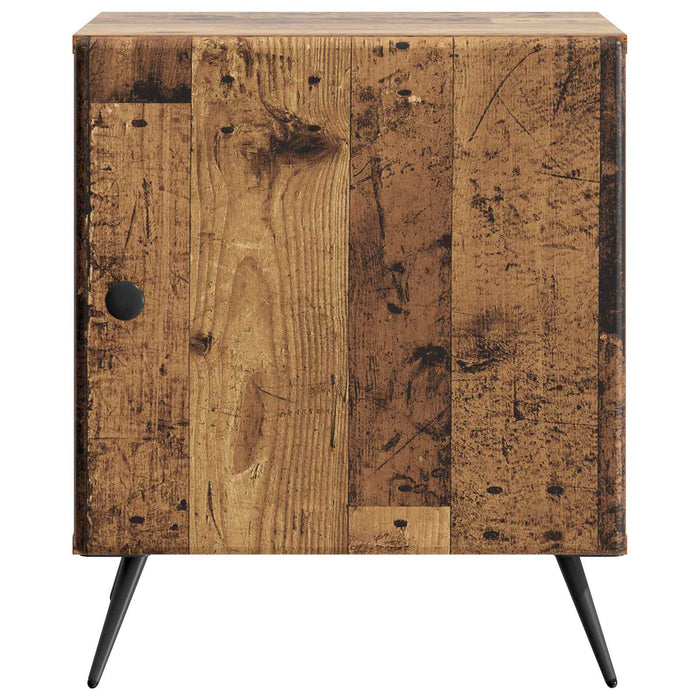 Dulap de noapte 2 pcs Lemn vechi 43 x 34,5 x 50 cm - WALTI WALTI