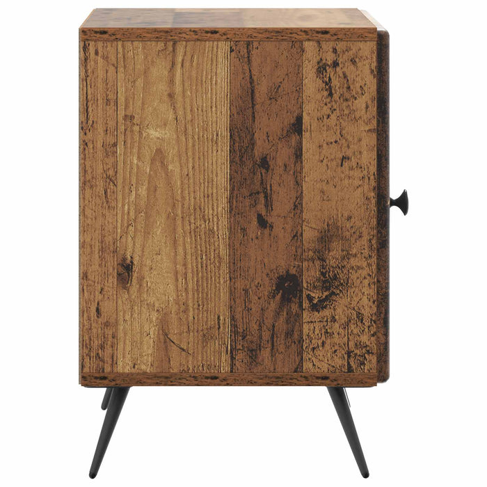 Dulap de noapte 2 pcs Lemn vechi 43 x 34,5 x 50 cm - WALTI WALTI