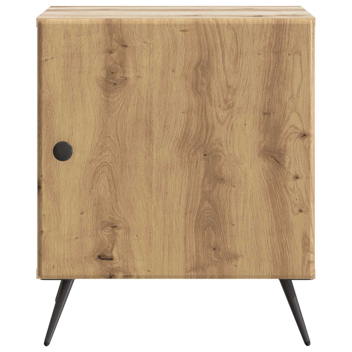 Dulap de noapte 2 pcs Stejar Artizanal 43 x 34,5 x 50 cm - WALTI WALTI